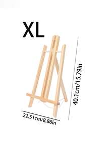 1 pieza Caballete de escritorio mini/mediano/grande, Caballete de pintura para niños de madera, Soporte de exhibición de marco de pintura digital al óleo, Soporte para tablero de pintura, Caballete triangular, Tablero de notas, También adecuado para soporte de teléfono/tableta