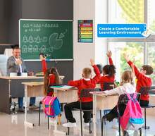 WALENGIF Voice Level Chart For Classroom - Voice Level Poster Classroom Rules Chart Noise Levels Sign For Wall Back To School Supplies Teacher Must Haves For Classrooms Elementary Decorations - 黑色 - 查看 2