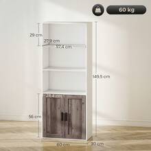 HOMCOM Filing Cabinets - White - View 7