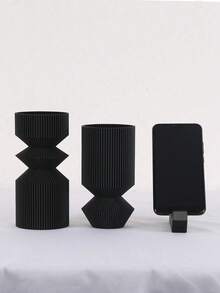 1pc 3D Printed Vase For Dried Flowers Wood Friendly Home Dr From Wood - Baby & Pet Vase Minimalist Design Gift For Her Or Him,Home Decor,Flower Vase,Centerpiece,Table Decor Gifts Birthday Graduation Room Decor Glass Vase