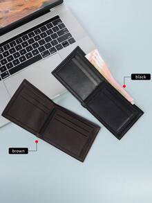 Billetera de hombre, estampado de moda, diseño de flor de ciruelo y geométrico, múltiples ranuras para tarjetas, billetera corta de piel sintética suave PU con monedero con cremallera, regalo de Halloween