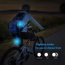 1pc Outdoor Pet Silicone Halter Light, Super Bright Front & Rear LED Pet Safety Pendant, High Visibility For Night Walking Dogs And Outdoor Activities, Anti-Lost Backpack Light Silicone LED Warning Light