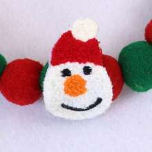 Pet Christmas Felt Ball Collar, Cat & Dog Christmas Decorative Necklace