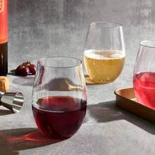 1/6 件水晶玻璃杯，红酒杯，香槟杯，威士忌杯，冰饮杯，冰茶杯，适用于鸡尾酒、香槟、果汁、牛奶、苏打水，非常适合家庭、酒吧、派对、夏季、礼物