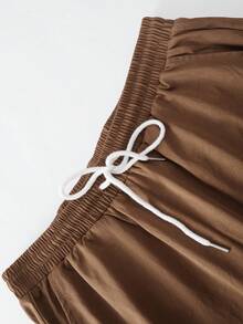 Conjunto de camisa e cardigan de manga comprida com estampa colorblock, confortável, de algodão misto, para outono/inverno, masculino maduro, com cordão na cintura, caimento relaxado e calça casual estampada. Adequado para passeios, encontros, viagens e deslocamento para o escritório. 100% poliéster, lavável à mão/máquina.