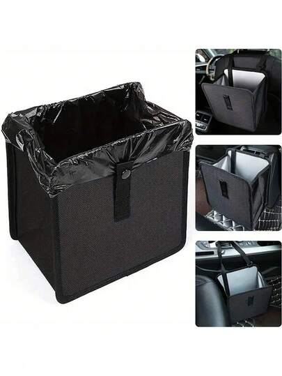 Adjustable Length Trash Can, Folding Car Portable Trash Can, Multi-Functional Car Storage Box Can Be Used As Trunk Kitchen Waste Storage Box