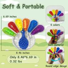 Sensory Toys For Color Sorting, Fine Motor Skills Toys For Toddlers, Montessori Preschool Learning Activities, Sensory Activity Toys Suitable For 3+ Years Old And Adults - Multicolor - View 4