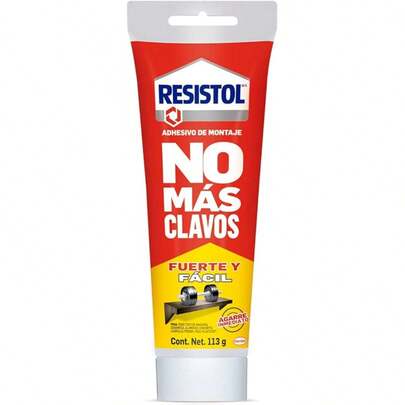 Adhesivo Resistol Blanco Fuerte Sin Clavos Para Madera Metal Cerámica 1x113g