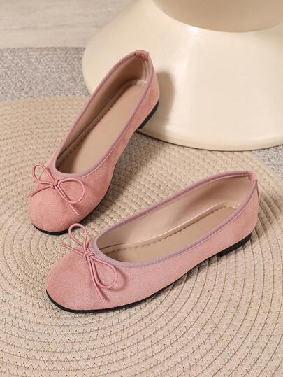 New Fashionable Minimalist Versatile Macaron Color Ribbon Lace-Up Ballet Flats, Niche Casual Shoes
