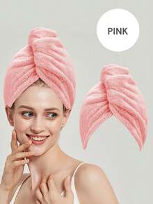 1 pezzo Fascia per capelli in fibra ultrasottile, fascia per capelli bagnati, asciugamano per capelli asciutti, adatta per donne con capelli ricci per prevenire l'effetto crespo (blu, grigio, rosa) - Cuffia per capelli asciutti, Capelli, Viaggio, Prodotti per capelli, Accessori per capelli, Articoli per capelli, Barbiere, Accessori da barbiere, Barberia, Attrezzatura per parrucchieri