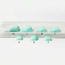 BLACKWINGS 7pcs Reusable Eyelash Lift Kit, Includes Eyelash Perm Pad, Silicone Eyelash Lift Pads, Eyelash Curler, Applicator, Eyelash Assist Tools, Eyelash Perm Solution, Silicone Eyelash Curler, Eyelash Lift Rod, Makeup Beauty Tools, Reusable Eyelash Lift Pads - Baby Blue - View 6