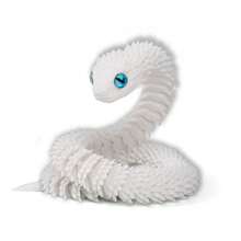 30cm Realistic Jointed Snake Toy – Glow In The Dark Flexible 3D Printed Viper Figure,Random Eye Color, Fun Prank Or Party Gift,Desktop Ornaments,Halloween Decorations, Prank Toys, Horror Toys, Cute Snakes - Multicolor - View 6