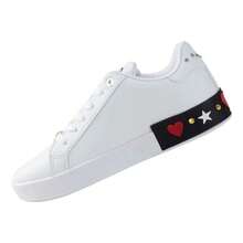 Tenis Urbano Blanco Dama Capa De Ozono 651201 Blanco Diseños - Blanco - Ver 3