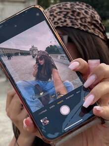 1条女士90*90时尚豹纹印花方巾，新款夏季头巾，可作腰带、装饰品、丝带、发带或领巾使用，适合日常穿着。 - 02-咖啡 - 查看 4