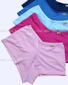 5 Women's Boxer Shorts, Comfortable, Premium Microfiber - Nhiều màu - Xem 6