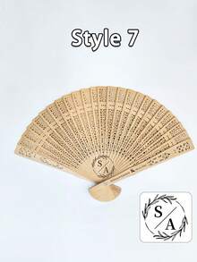 Personalized Wedding Fan Favors/Wedding Folding Fans/Wedding Ceremony Fans/Rustic Favor Hand Fan/Ceremony Favor For Guest/Custom Party Fans, Wedding Fans With Tassel Wedding Favors For Guests Bridal Sandalwood Fan Summer Party Favor Folding Hand Fan Fans For Outdoor Wedding