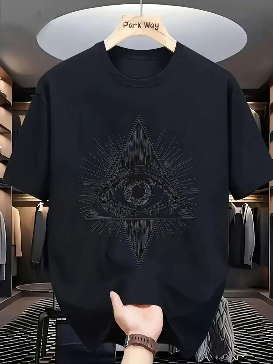Unisex Black Printed T - Shirt, 100% Cotton, Halloween Gift, Halloween Costume, Perfect For Parties, Streets, Home And Casual Occasions, Kpop Style, Classic Crew Neck, Comfortable Fit, Easily Create Personalized Looks, S - XXXL - Black - View 1