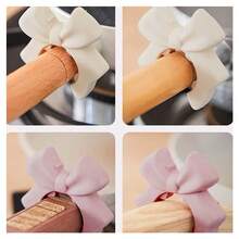 1 件创意蝴蝶锅夹架，硅胶防溢勺架，勺子架，厨房用具架，耐热架