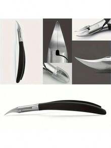 1pc Stainless Steel Thick Nail Clipper - Precision Nail Care Tool, Professional Podiatrist-Grade Nail And Toenail Clipper Set With Curved Blades, Ergonomic Design For Thick Nails, Nail And Foot Care