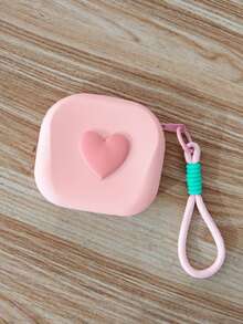 New Heart-Shaped Small Square Pouch, Coin Purse, Lipstick Case, Card Holder, Bluetooth Earphone Storage Bag, Handheld Soft Silicone Card Key Coin Purse, Multi-Function Waterproof Silicone Storage Pouch, Holiday Gift - Multicolor - View 13