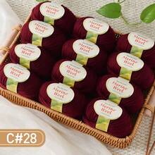 2 Packs, 600g, Merino Knitted Yarn, For Knitting Sweaters, Cardigans, Hats, Gloves, Scarves, Vests, Handmade Yarn Balls, Multi-Pack Knitted Yarn, Gift, Mother's Day Gift, Multiple Color Options, Handmade Knitted Yarn, Warm Yarn Balls, Soft & Comfortable Knitted Yarn - 12 Balls Of Wool Green Label - View 38