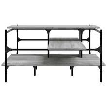 Coffee Table Grey Sonoma 100x100x48.5 Cm Engineered Wood - Grey - View 6