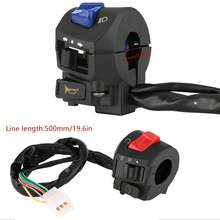 1 对 7/8 英寸 22 毫米左右摩托车车把安装开关，带喇叭和点火控制 - 1 Pair - 查看 5