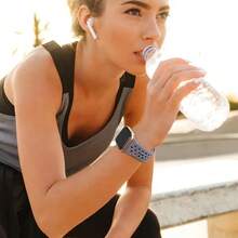 Compatible With Apple Watch Men's And Women's Watch Straps 3 Color Combination Set Simple Comfortable Soft Waterproof Sports Invisible Buckle Silicone Watch Strap Compatible With Apple Watch Series 10 /Ultra/9/8/7/6/SE/5/4/3 Fashion Watch Strap Compatible With 38/40/41/42/44/45/49/46MM Easy To Replace The Watch Strap