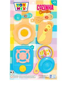 10 Piece Play Kitchen Kit For Girls Fun Mini Stove Pan Board Kitchen Candy Toy - 糖果廚房 9 件 - 查看 1