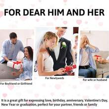 Matching Necklace For Couples Plated Sword And Heart Necklaces Set Dainty Zirconia Chain Pendant Jewelry Gifts For Him And Her - Bạc - Xem 7