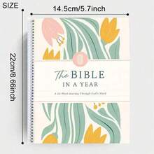 52-Week Bible Study Plan For Women - "A Wonderful Year In The Bible" Theme, Daily Schedule With Verses, Yearly Study Guide, School Supplies, Back-To-School