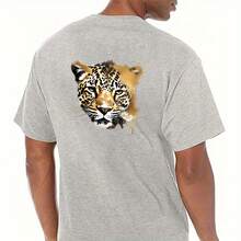 1 pieza/2 piezas/3 piezas Pegatinas decorativas con estampado de leopardo de estilo callejero - Calcomanías de transferencia de calor de colores mixtos vibrantes, patrón de animal realista, colores vivos, adecuado para prendas de vestir y manualidades