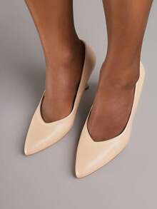 Vices Heels With Natural Leather Insole - Mocha Brown - View 4