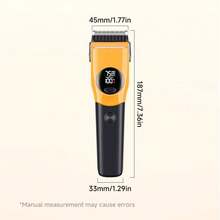 1 Pc, Professional Dog Hair Clipper Rechargeable Pet Trimmer Cat Shaver Pet Low Noise Grooming Clipper Different Card Combs For Precise Grooming & Styling, Daily Use