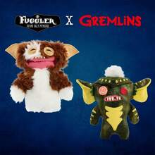 Spin Master Fuggler X  Gizmo&Stripe 9 英寸搞笑丑陋怪物毛绒玩偶收藏毛绒动物玩具官方正品模拟牙齿丑陋可爱怪物搞笑玩偶节日生日礼物，适合儿童和收藏家 - Gizmo - 查看 2