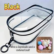1pc Transparent Doll Storage Bag, PVC Dust-Proof Display Box, Portable Doll Carrying Bag & Backpack Charm, Large Capacity Plush Doll Storage Bag (Doll Not Included) - Multicolor - View 11