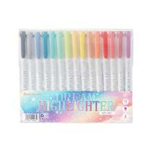 15色荧光笔套装,软性水性双头马克笔,马克笔,钢笔,绘画,笔记本,日记本,学生文具,办公用品,返校季(款式随机) - 彩色 - 查看 12