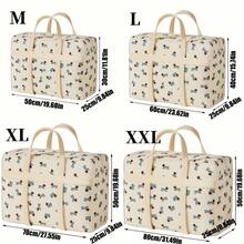 [Large Capacity Packing Cubes] - Thick And Durable Polyester Fabric, Cute Dog Pattern, Foldable, Space-Saving, Handles For Moving Luggage Organizer Bags, Suitable For Travel, Moving, Clothes, Bedding And More Packing Organizer