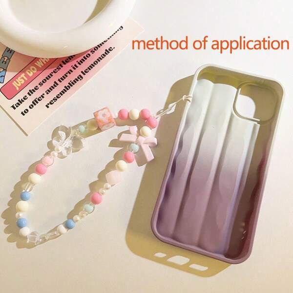 Fashion Personalized DIY Beads, Star, Shell Decor Phone Lanyard, Korean Ins Style Beaded Chain Pendant, Universal Phone Case, Camera Accessory, Phone Lanyard, Earphone Case