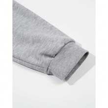 Festive Halloween Sweatshirt Women's Plus Size - Gothic Heart Print, Everyday Outfit, Stylish Clothing, Cozy Crew Neck Pullover, Perfect For Fall & Winter - 黑色 - 查看 4