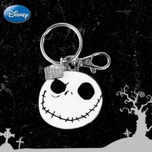 Disney 1/2pcs Officially Licensed Tim Burge Dark Style Christmas Nightmare Jack Skellington Alloy Keychain Made Of Alloy Material Colour-Fast Can Be Used As A Portable Pendant Car Key Backpack Decoration A Festive Gift Dark Aesthetic Collection Commemorative Personalized Metal Polish The Top Choice For Limited Edition Halloween And Christmas Gifts - Black - View 9