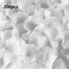 5000片浪漫风格无纺布仿真玫瑰花瓣，人造玫瑰花瓣，浪漫手工散落花朵，适用于求婚派对、情人节装饰、婚礼装饰、房间装饰、周年纪念装饰、母亲节装饰、毕业主题派对装饰、家居装饰、场景装饰