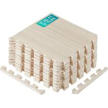 Esterillas de Ejercicio de Espuma EVA (12/24/48/120 pies²): Gruesas para Gimnasio y Hogar, Ideal como Suelo de Tatami Fitness - Madera de Roble Clara - 48 pies cuadrados - 12 piezas - Ver 1