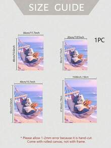 WB 1pc Unframed, Seaside Beach Bonfire Poster Home Decorative Painting Minimalist Movie Poster, Wall Art Print, Printable Wall Art, Movie Print, Gift Idea