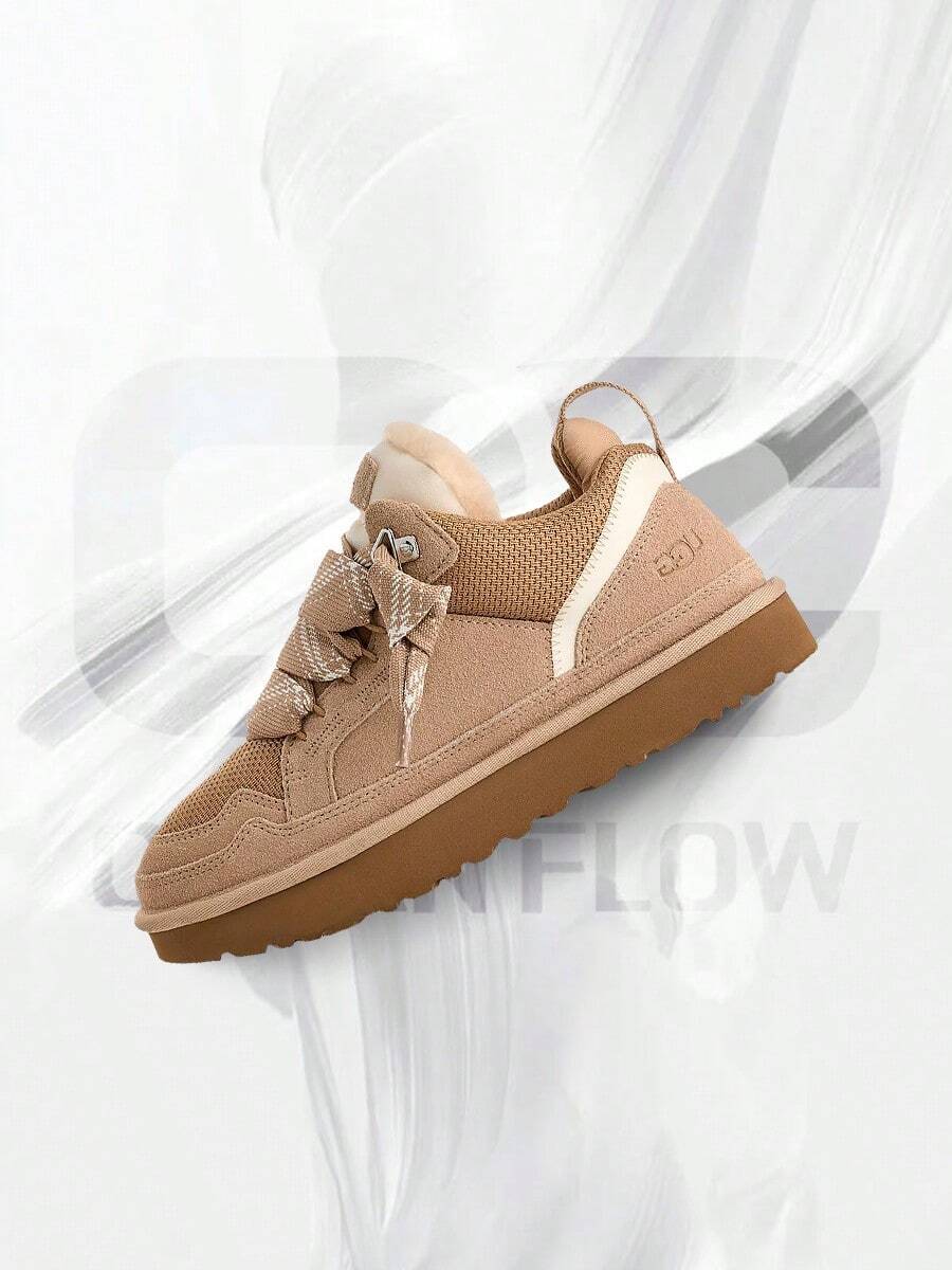 UGG Lowmel Sand (Women's)- Women's Cozy Indoor-Outdoor & Snow Day Wear Shoes With Cloud-Level Comfort, Low-Profile Casual Design For Autumn Winter,Back To School Event -Easter Gift - Snow Boots-1144032 SAN - 沙 - 查看 1