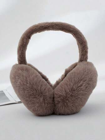 Plush Earmuffs Winter Women's Fashion Winter Warm Earmuffs Foldable Student Antifreeze Earmuffs Winter Warm