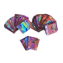 100 Pieces Mylar Bags, 3.5g Mylar Bags, Plastic Bags, Reusable Zipper Bags, Candy Bags, Gummy Bags, Casual Bags, Storage Bags For Event Parties, Great For Packaging Fun Props - 10 Random Styles Assorted Pack - 100件 - 查看 5