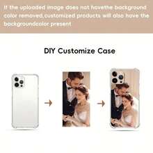 1 Stück individuell gestaltbare transparente stoßfeste Handyhülle, personalisiert, minimalistisch, modisch, kompatibel mit Apple 16 15 14 13 12 11 Plus Pro Max Pro, kompatibel mit Galaxy, kompatibel mit OPPO, kompatibel mit Redmi, ideal als Muttertags-, Thanksgiving-, Weihnachts-, Hochzeitstags-, Vatertags-, Geburtstags-Geschenk oder Feiertagsgeschenk für Familie/Freunde/Beste Freundin/Paar - Transparent - Übersicht 6