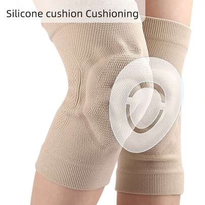 1 miếng đệm đầu gối thể thao, đai bảo vệ đầu gối bằng silicon, tay áo hỗ trợ khớp cho cả nam và nữ, thích hợp cho chạy bộ, đi bộ đường dài, khiêu vũ, nhảy dây, bóng rổ, đạp xe, trượt patin, thiết bị bảo vệ va chạm