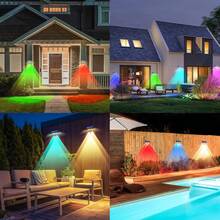 Solar Fence Lights Outdoor, IP66 Waterproof LED Deck Light, Dusk To Dawn Fence Lights Solar For Wall, Railing, Step, Patio, Pool, Backyard, Outside